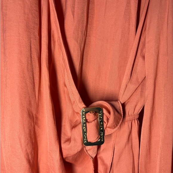 Women’s Marc New York Elegant Women's Wrap Blouse - Rust | Size Medium - Picture 4 of 12